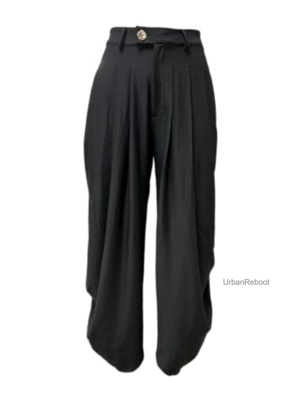High Waisted Wide Leg Pleated Dress Pants Business Casual Slacks - Picture 5 of 6